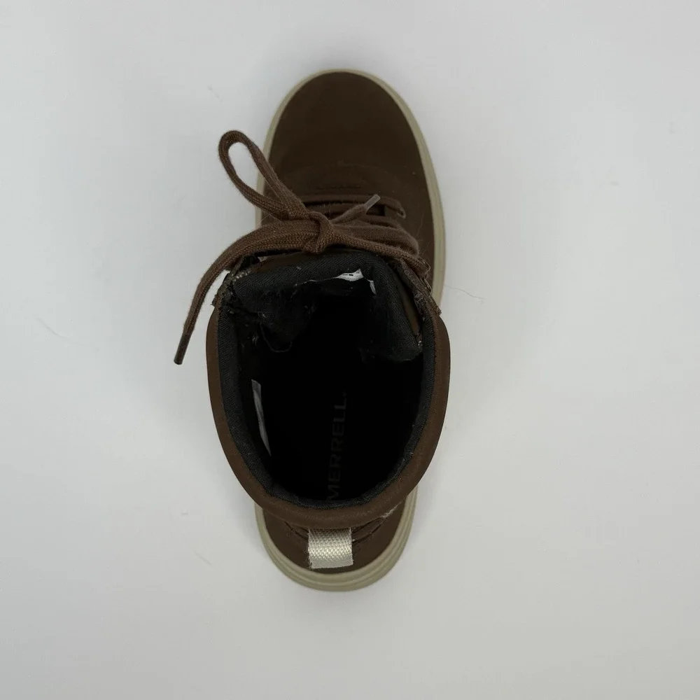 Merrell Holly 2 J003766 Women's 8 Oak Waterproof Round Toe Lace Up Winter Boots